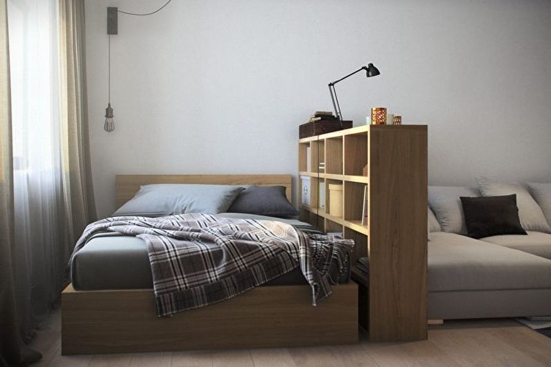 Zoning of rooms - photo