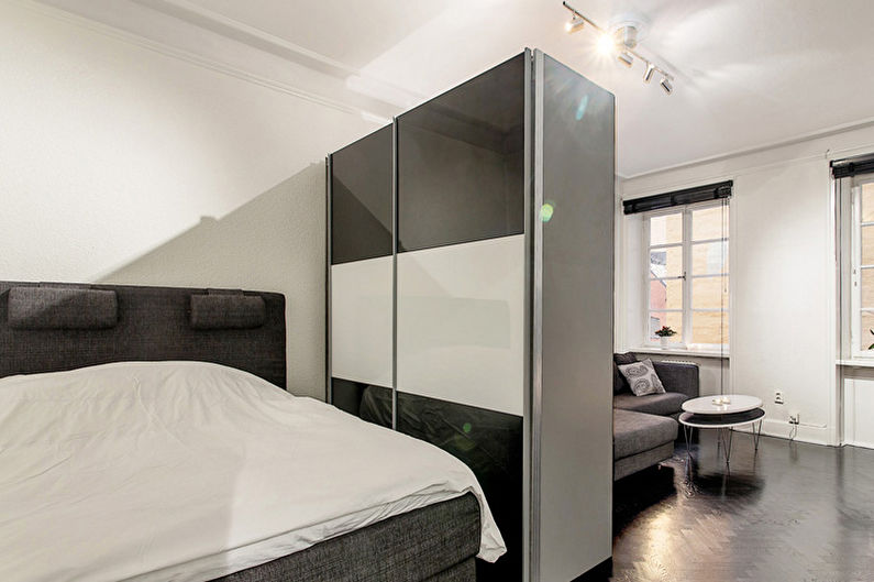 Zoning of rooms - photo