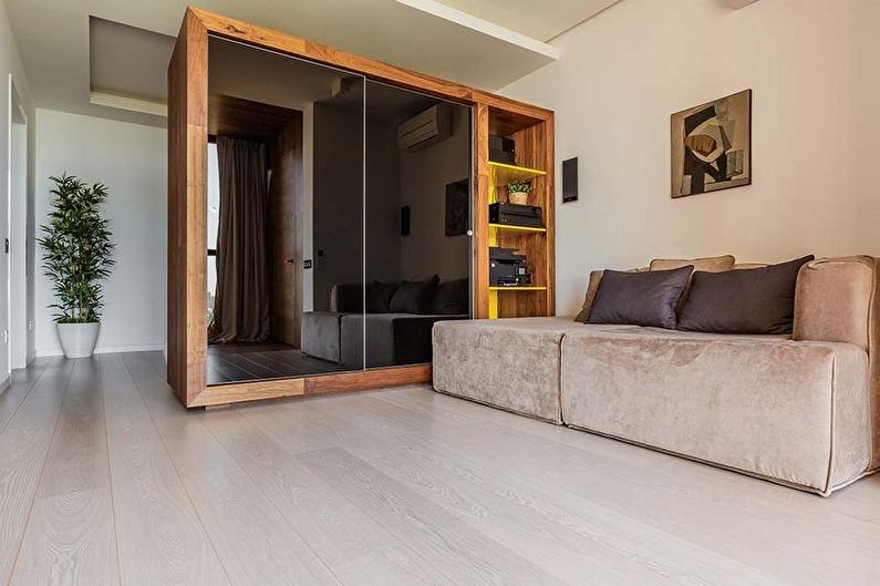 Zoning of rooms - photo