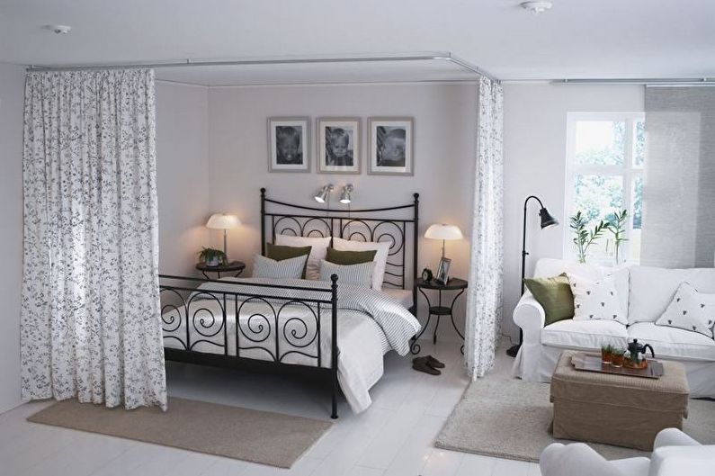 Zoning of rooms - photo