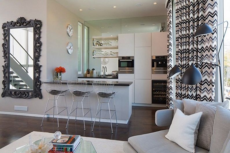 Zoning of rooms - photo