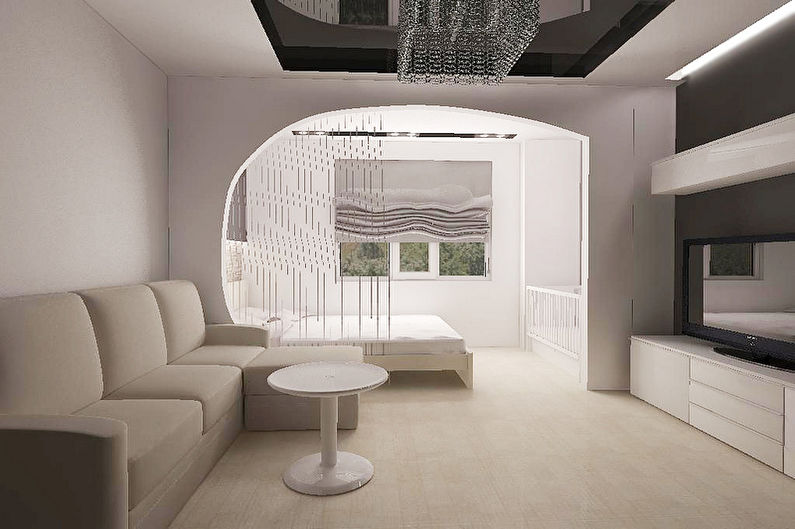 Zoning of rooms - photo