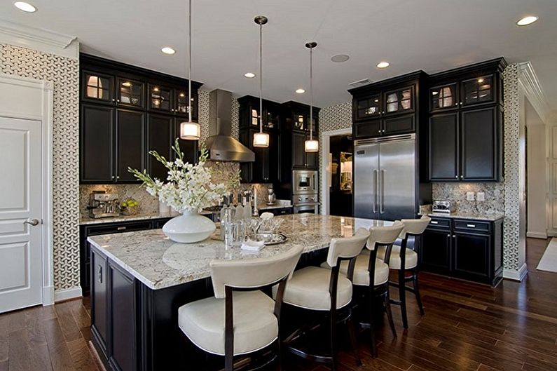 Black Kitchen Design - Décoration murale