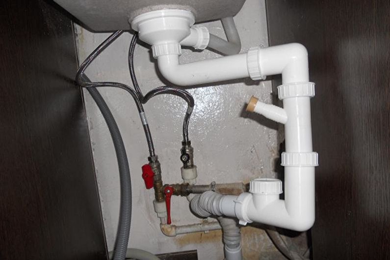 Lavabo au-dessus du lave-linge - Sécurité