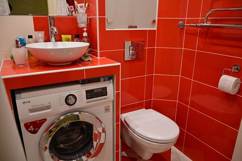Évier au-dessus du lave-linge - photo