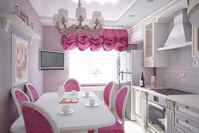 Pink Kitchen Design - Wall Decoration