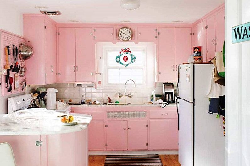 Little Pink Kitchen - Interior Design