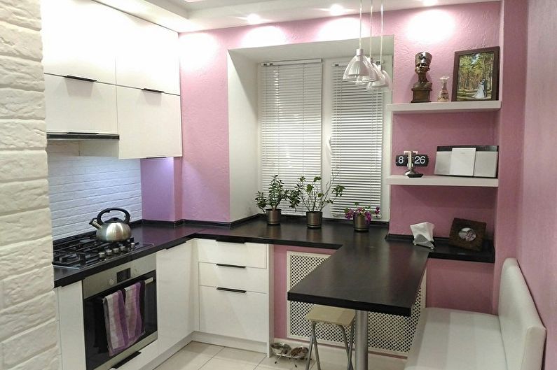Little Pink Kitchen - Interior Design