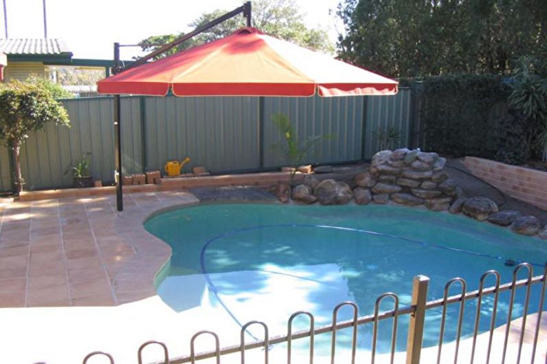 Piscina de hormigón de bricolaje