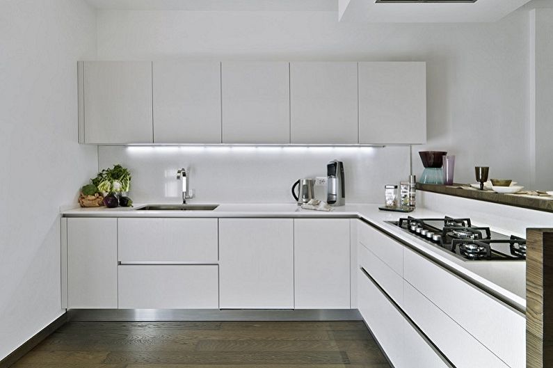 Mortise handles for kitchen furniture
