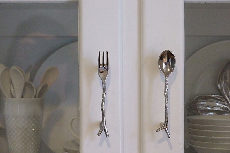 Types of handles for kitchen furniture - Custom types of handles