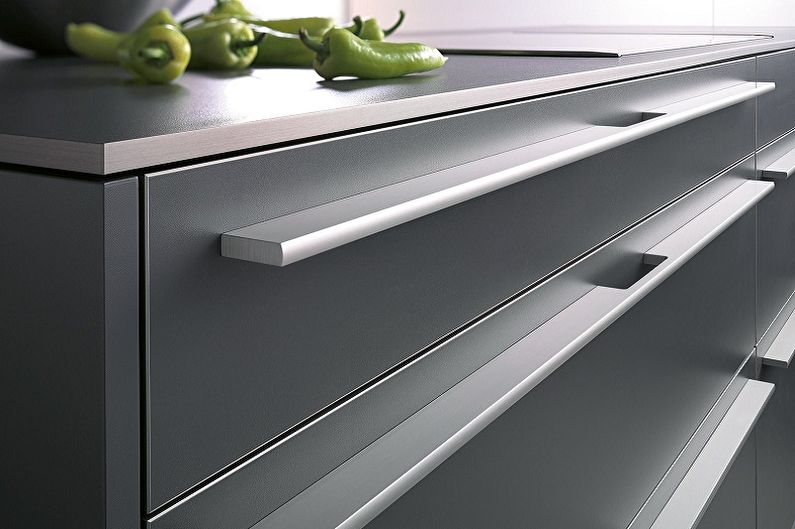 Handles for kitchen furniture - photo