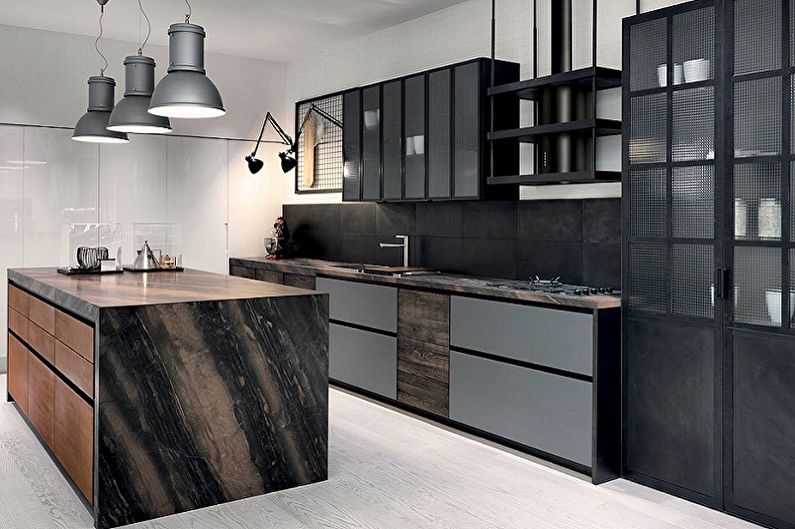 Handles for kitchen furniture - photo