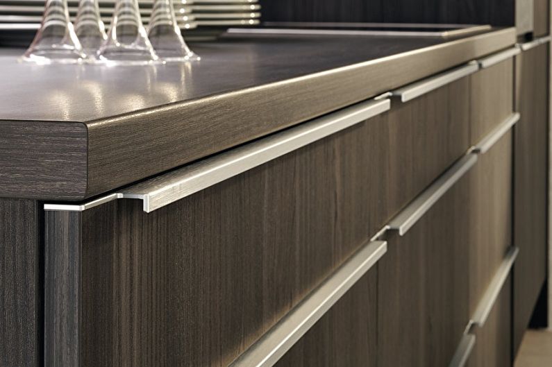 Handles for kitchen furniture - photo
