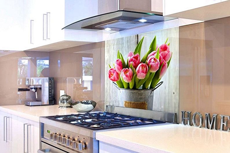 Apron for the kitchen of glass - Stalinite