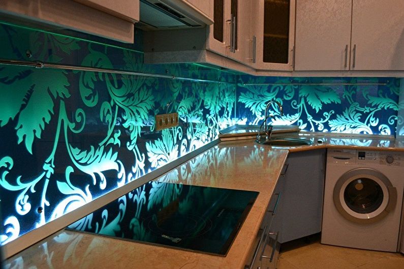Glass kitchen apron - Plexiglass