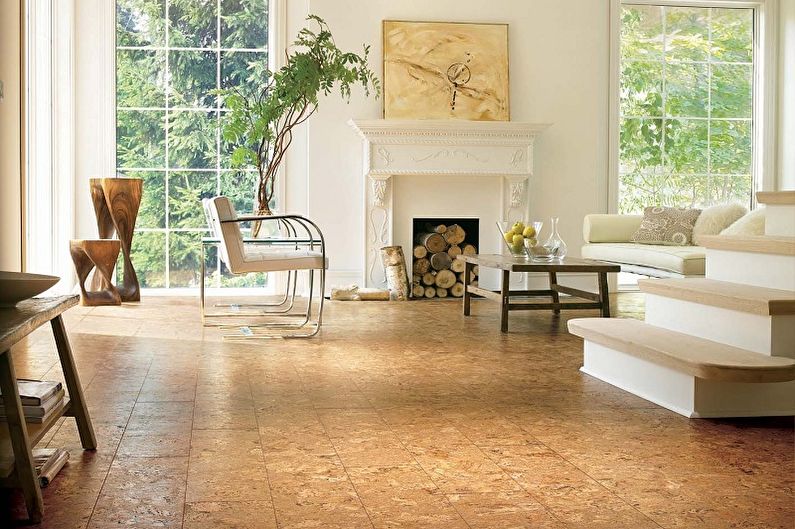 Cork floors - photo