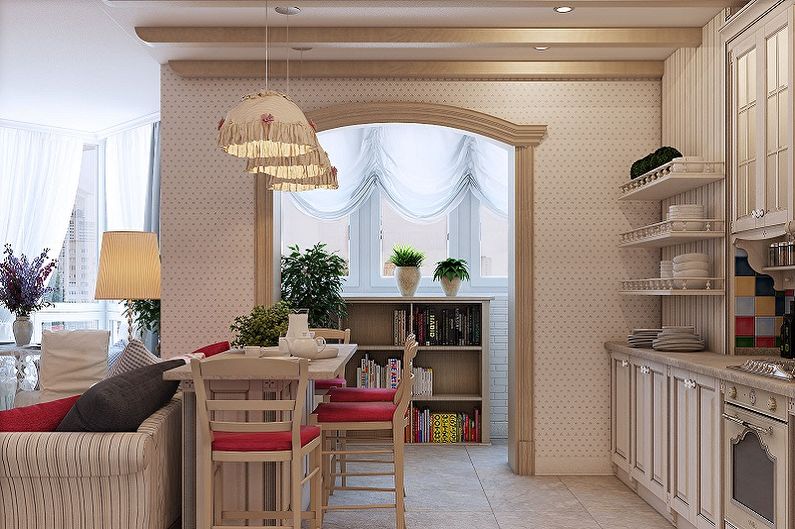 Provence kitchen chandelier