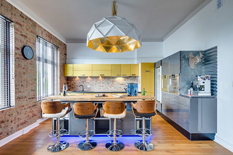 Loft style chandelier