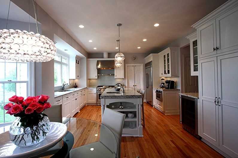 How to choose a chandelier for the kitchen - Tips