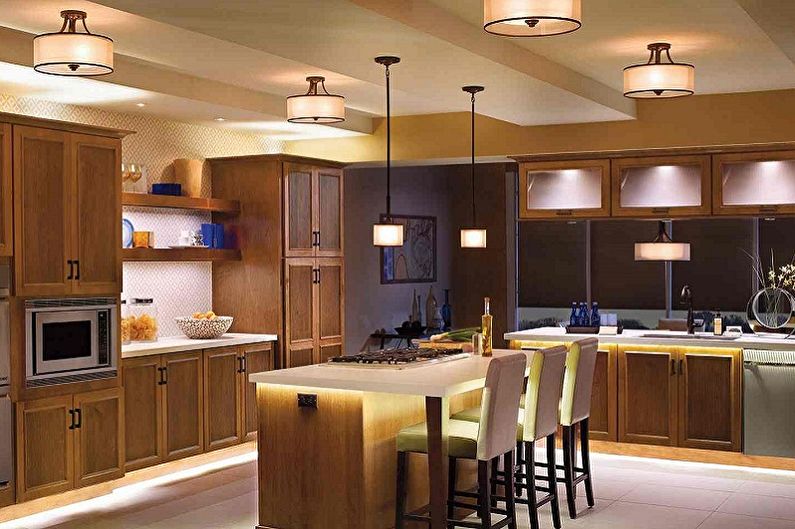 How to choose a chandelier for the kitchen - Tips