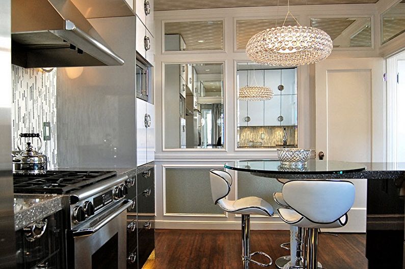 Chandelier for the kitchen - photo