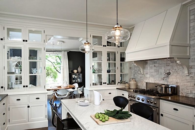 Chandelier for the kitchen - photo