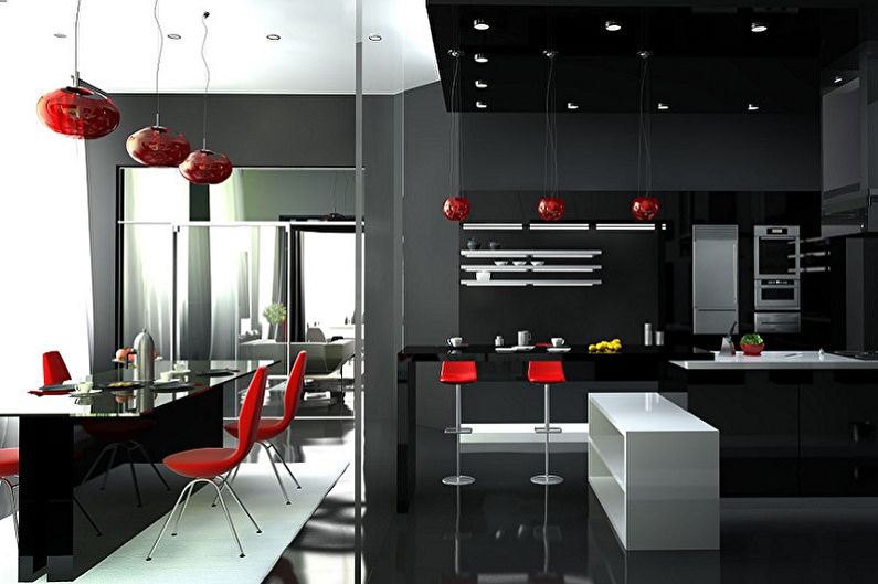 Chandelier for the kitchen - photo