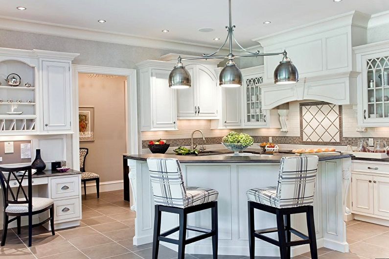 Chandelier for the kitchen - photo