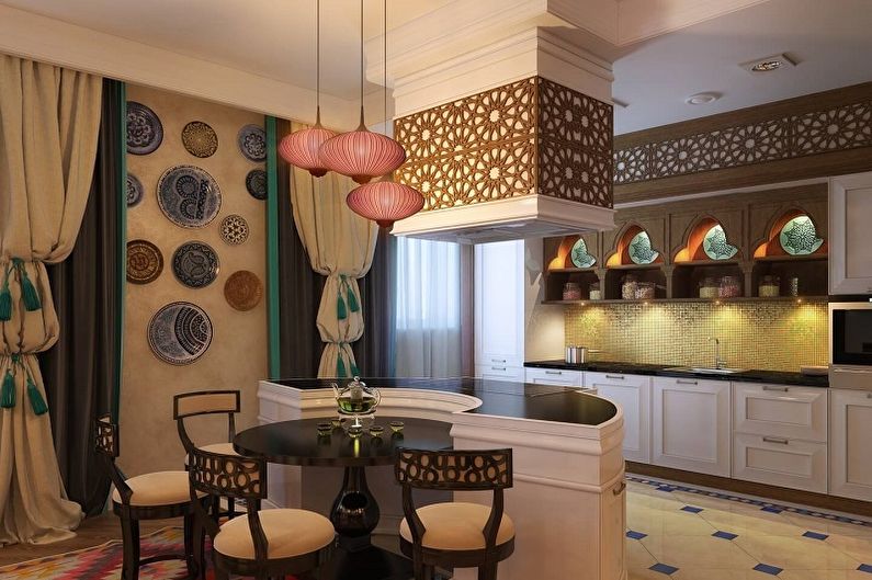 Chandelier for the kitchen - photo