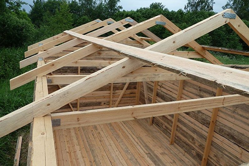 DIY Coop - krov u Coop