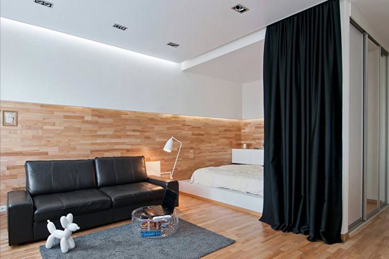 Zoning the room (90 photos): ways and ideas