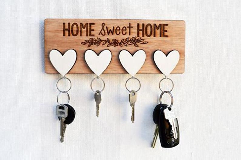 Wall key holder for an entrance hall: 70 photo ideas