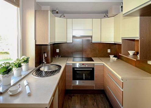 Kitchen set for a small kitchen (60 photos)