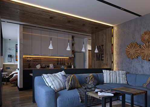 Design project of the apartment, Irkutsk