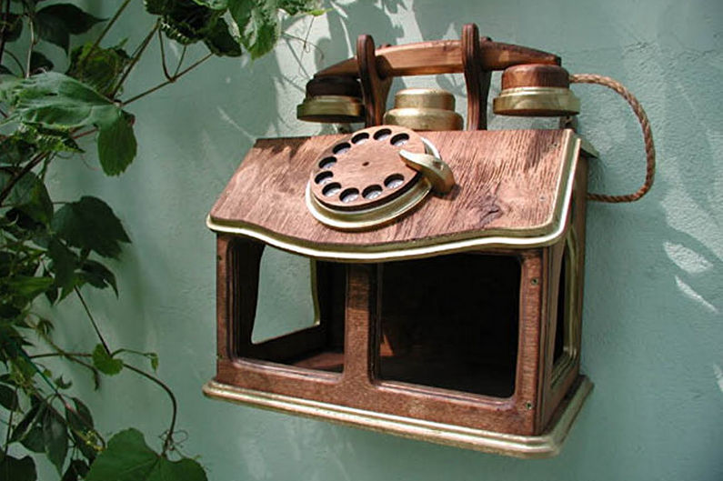 Decoratiuni de gradina DIY - Case de pasari