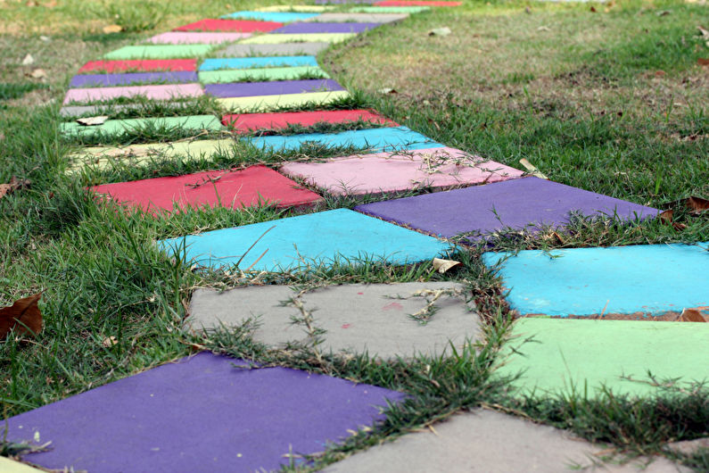Decorațiuni de grădină DIY - căi de grădină