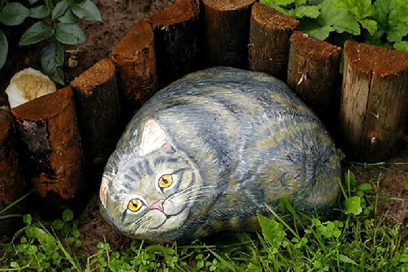Decorațiuni de grădină din piatră DIY