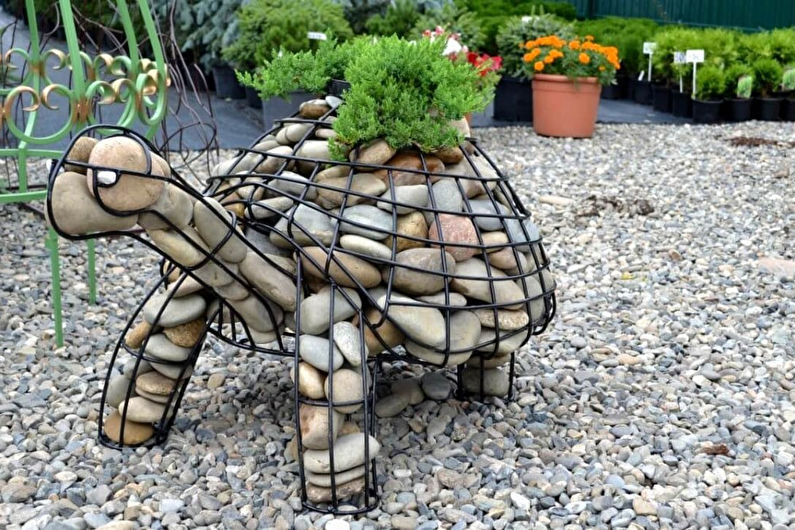 Decorațiuni de grădină din piatră DIY