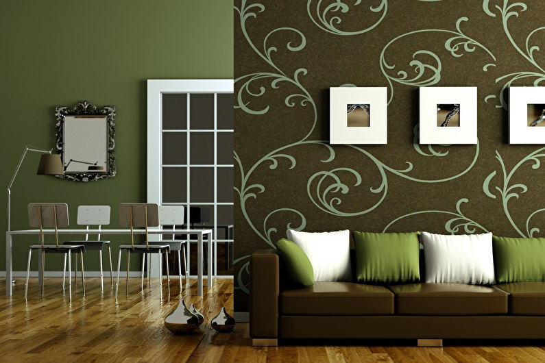 Green color in the interior - Effect on the psyche, features