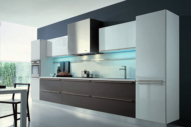 Itinayo ang kusina sa estilo ng minimalism - Disenyo sa Panloob