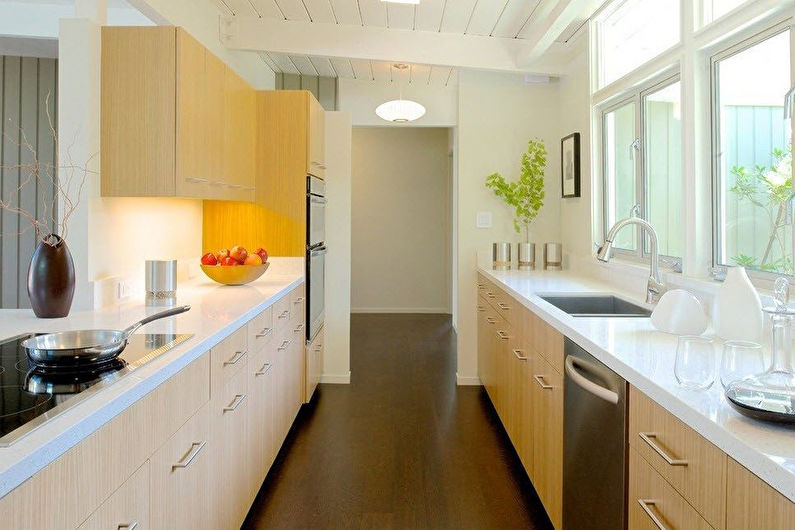Mga built-in na kusina - larawan, interior design