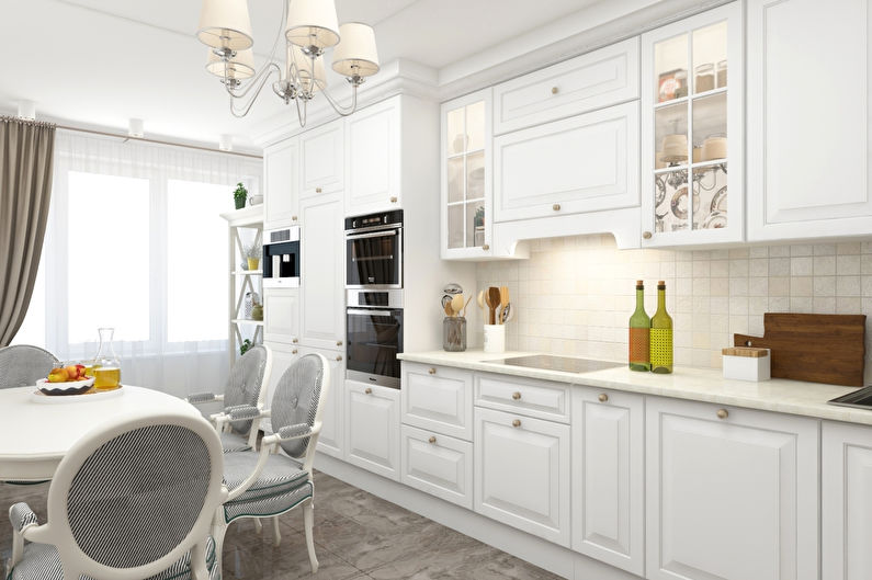 Mga built-in na kusina - larawan, interior design