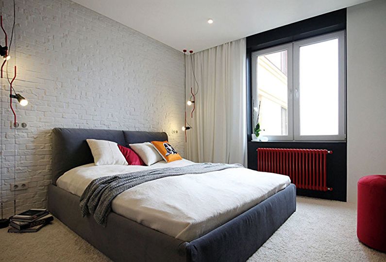 Black and White and Red - The combination of colors in the interior