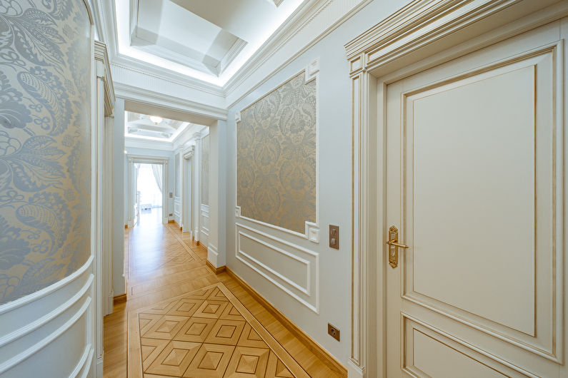 DIY old door decor - Molding