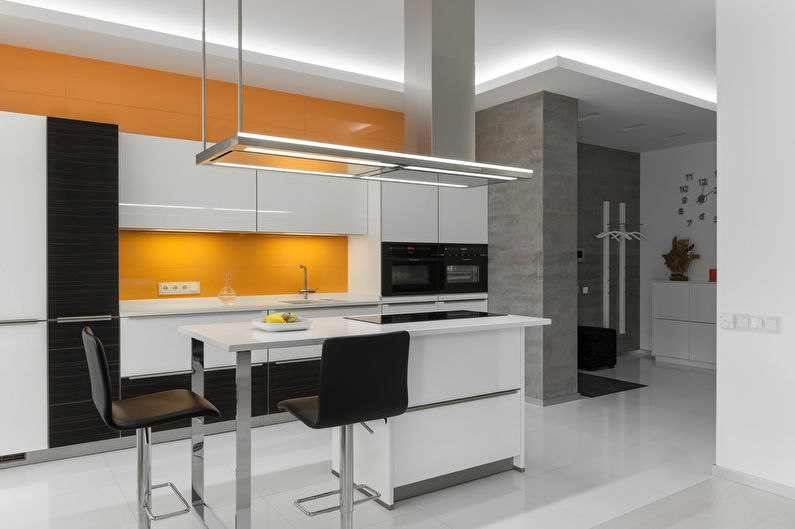 Køkkendesign i moderne stil - foto 1