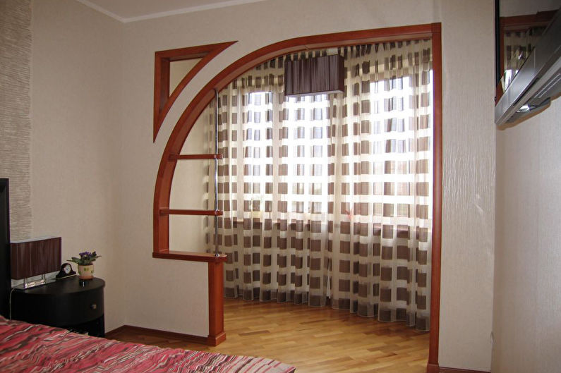 Zoning of a one-room apartment - Drywall partitions