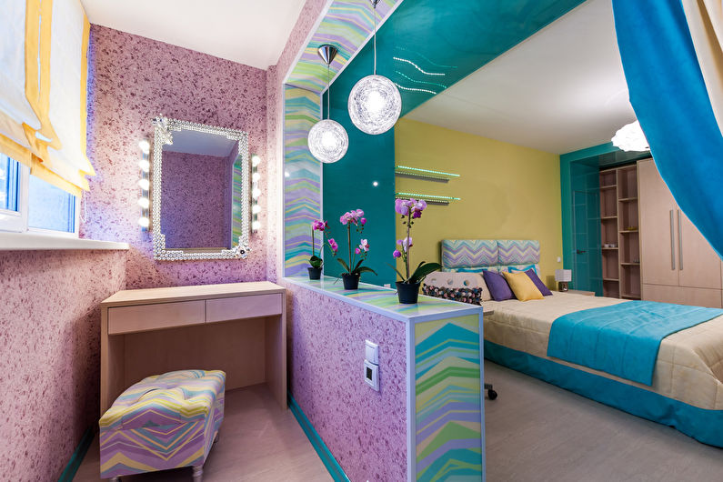 Liquid wallpaper for kids room