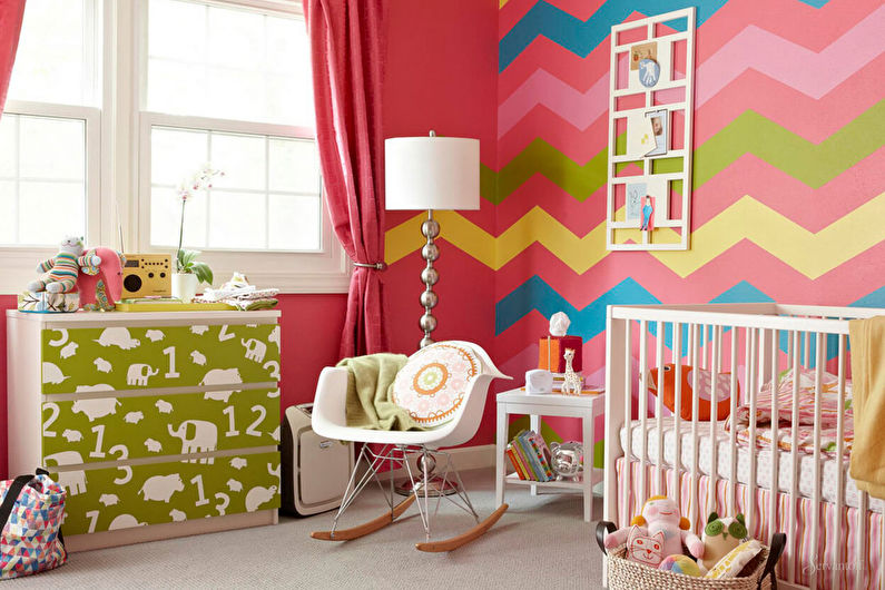 Wallpaper for kids room in pop art style.