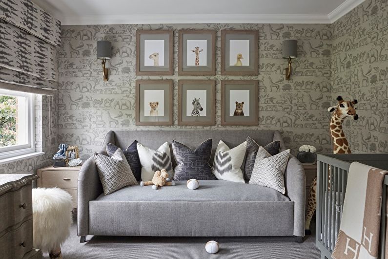 Wallpaper for kids room - photo